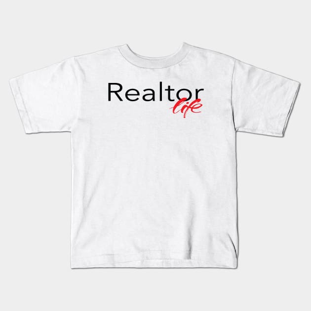 Realtor Life Kids T-Shirt by ProjectX23 Orange